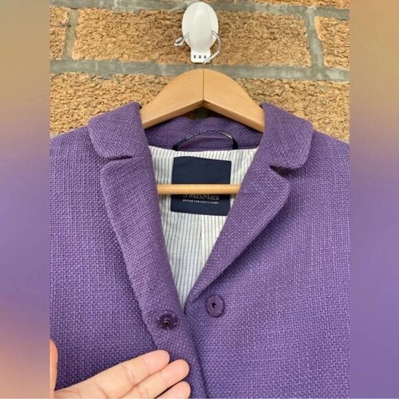 Max Mara 'S Tweed jacket size 14 - Picture 6 of 14